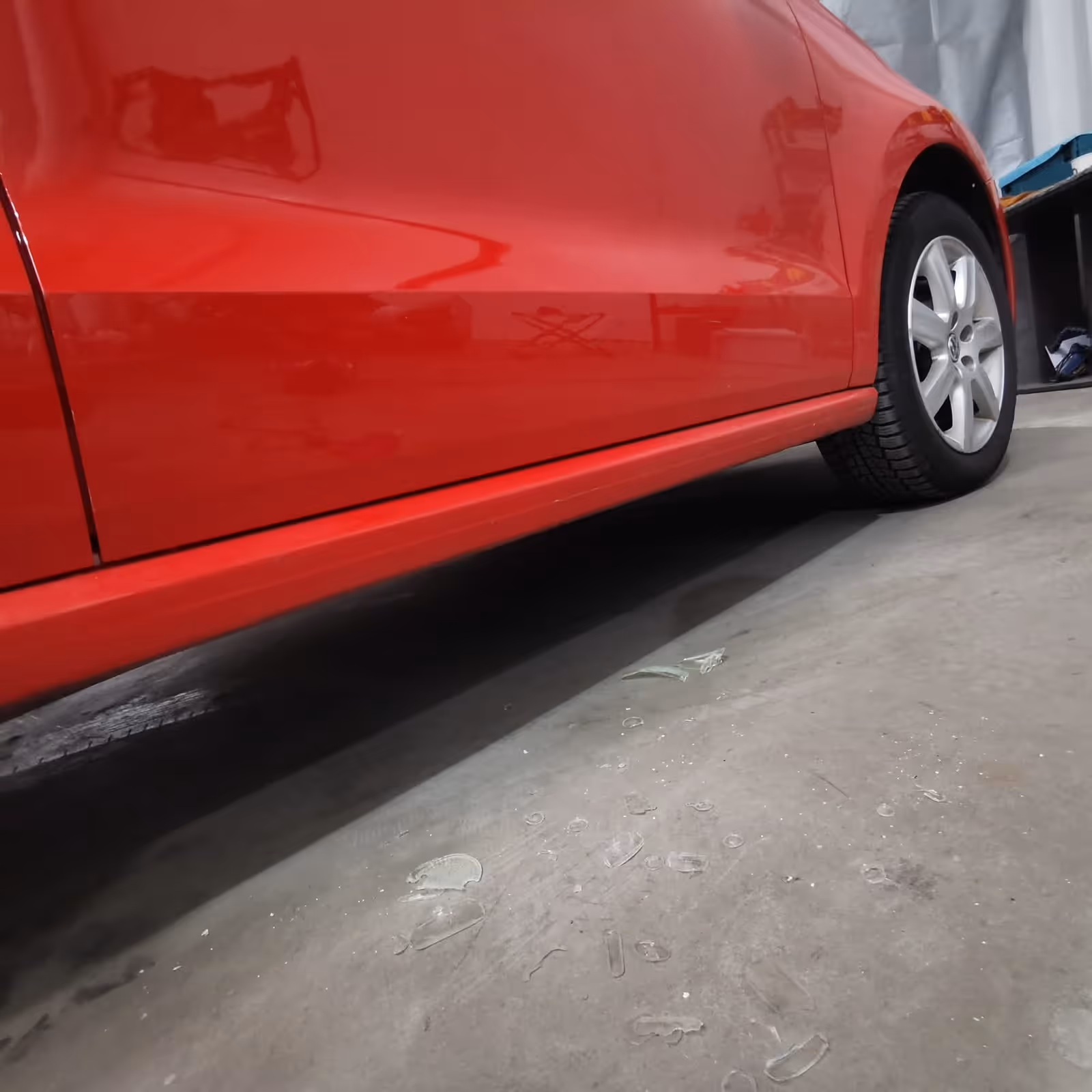 Corecția finisajului vopsea unei mașini la D&D Garage Iași